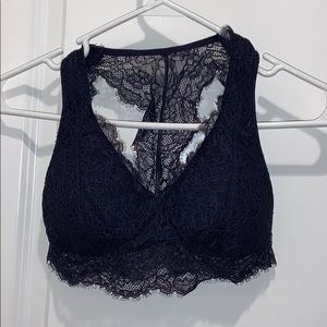Navy Blue Hollister Bralette